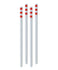 White Fiberglass 4pack 1.81*48inch