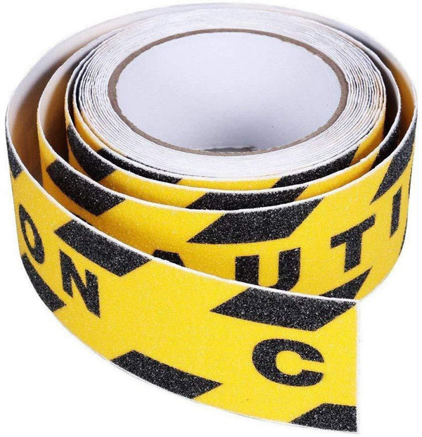 Caution  Yellow Anti Slip Tape 1.97in*16.4ft