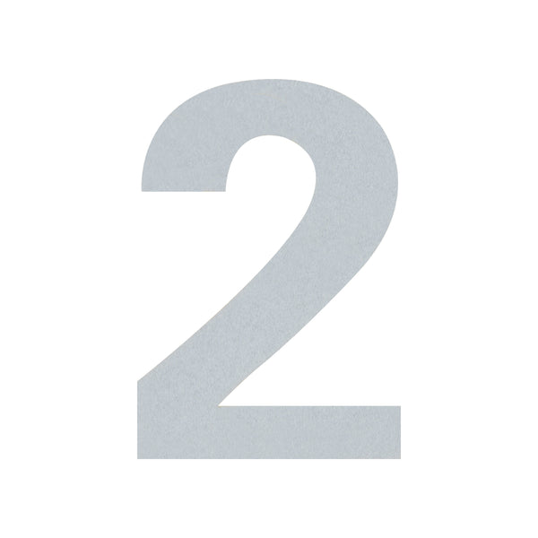 Reflective Mailbox  Address Stickers Numbers Markers Vinyl  Decals 3”H, Silver White