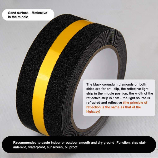 Luminous Yellow Anti Slip Tape 1.97in*16.4ft