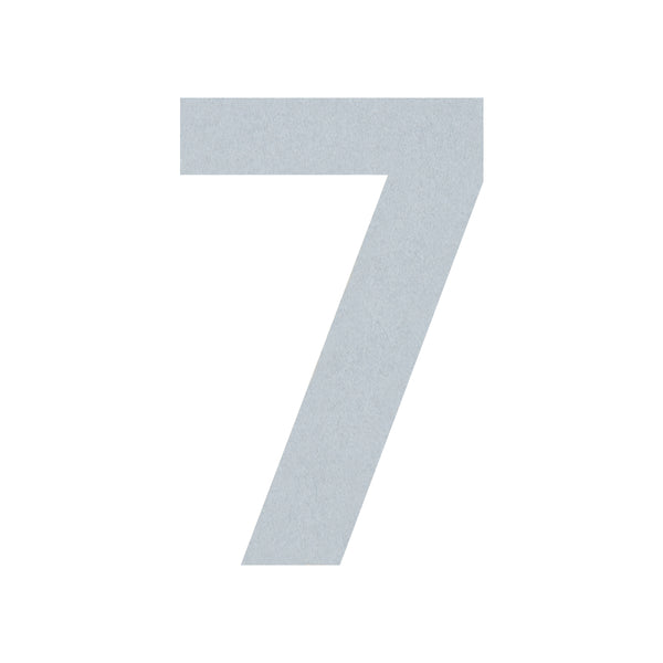 Reflective Mailbox  Address Stickers Numbers Markers Vinyl  Decals 3”H, Silver White