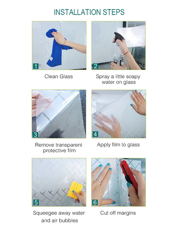 36inx13.12ft 6 Mil Window Film One Way Reflective Mirror Insulation Self Ahesive Glass Sticker