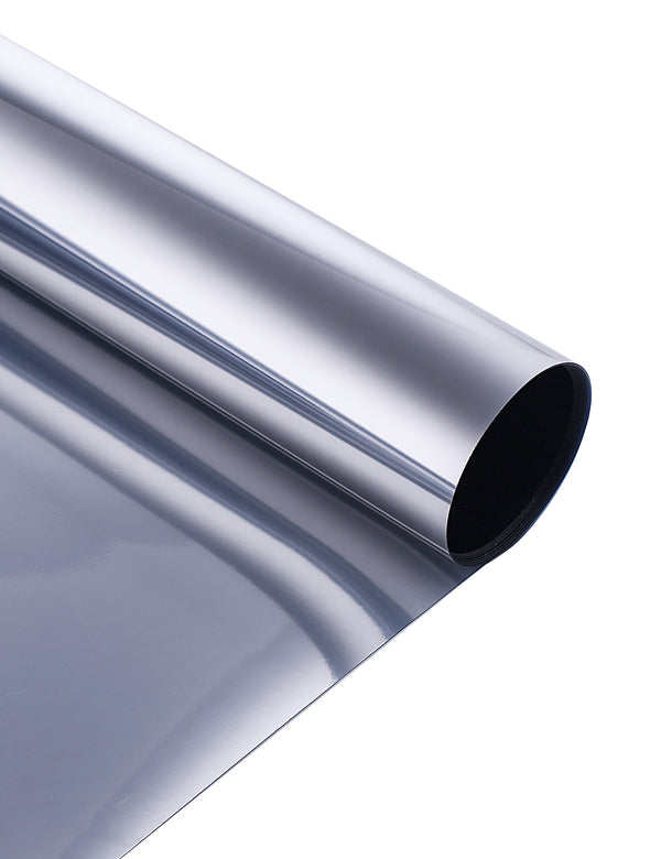 36inx13.12ft 6 Mil Window Film One Way Reflective Mirror Insulation Self Ahesive Glass Sticker
