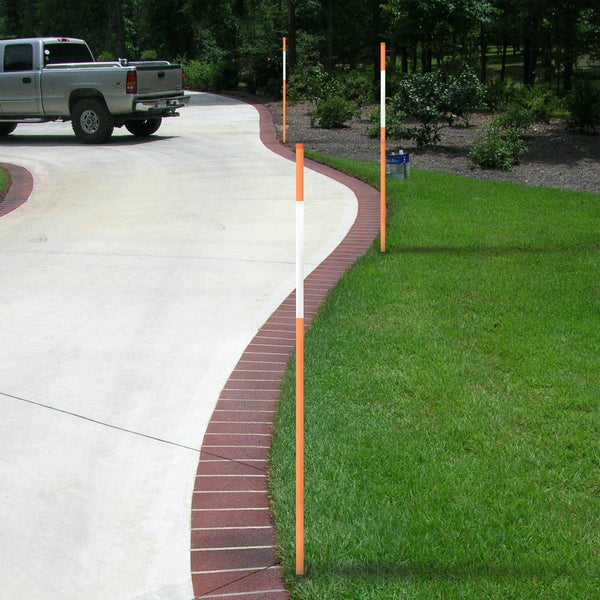 4Ft x 5/16” Snow Stakes Solid 10pcks