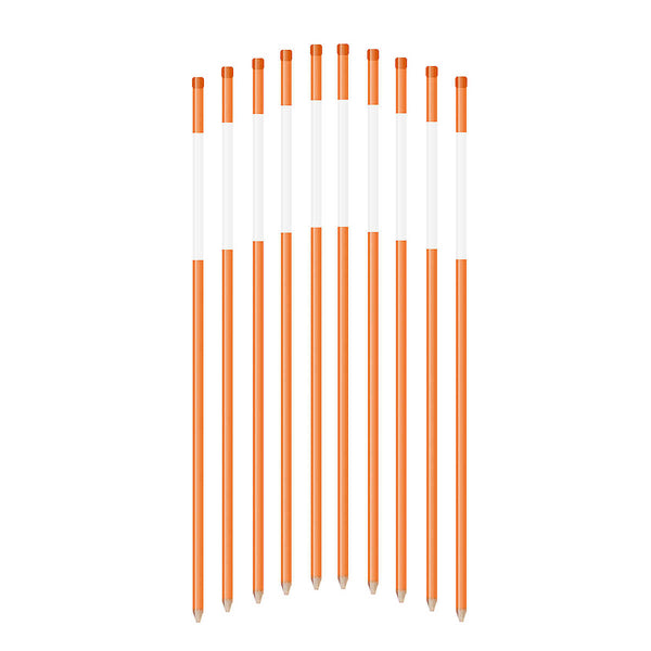 4Ft x 5/16” Snow Stakes Solid 10pcks